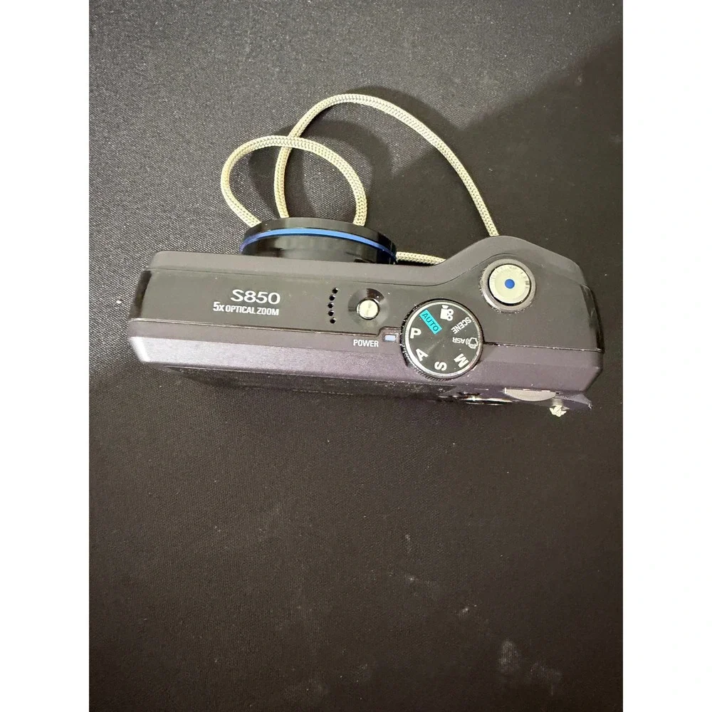 Samsung S850 Digital Camera 8.1MP‎ Black Good 5x Zoom ASR
